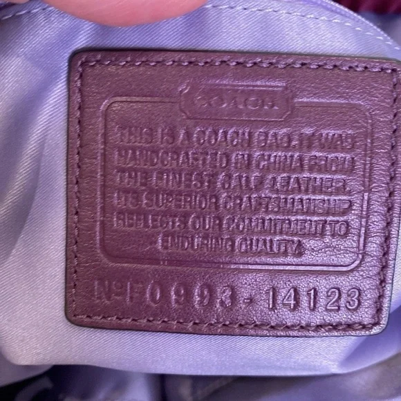 Coach Tribeca Double Strap Patent Leather Tote Shoulder Bag 14123‎ Authentic - Picture 10 of 16